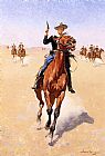 Frederic Remington The Trooper painting